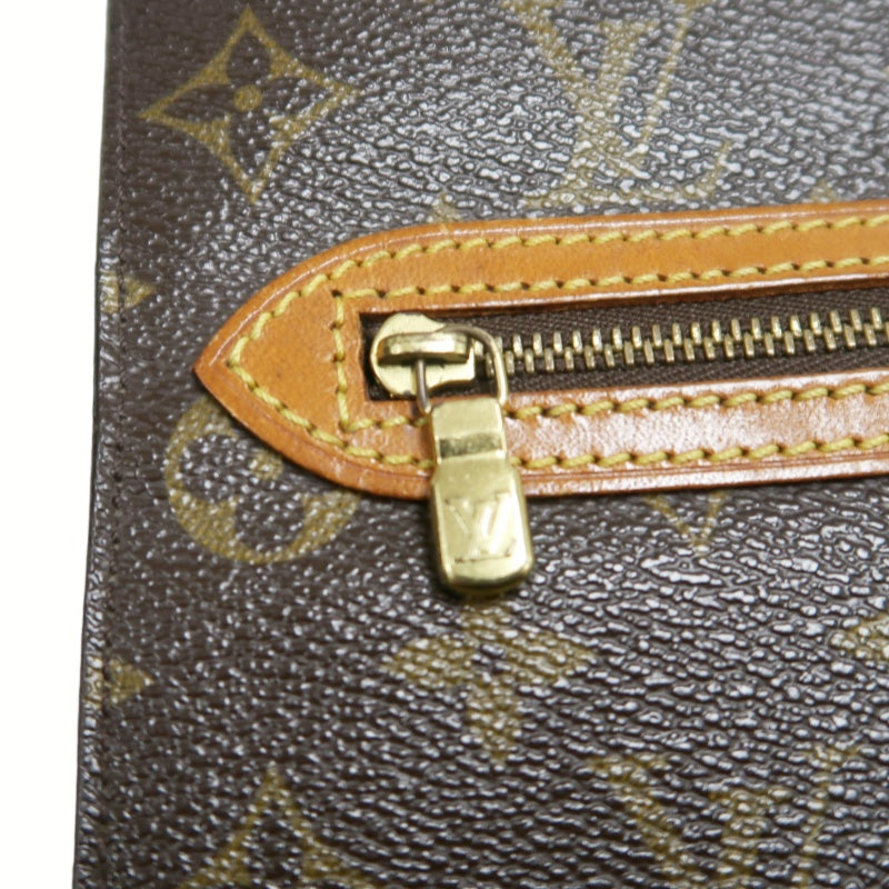 LOUIS VUITTON Monogram Saint Germain 28 Shoulder Bag brown Gold Hardware