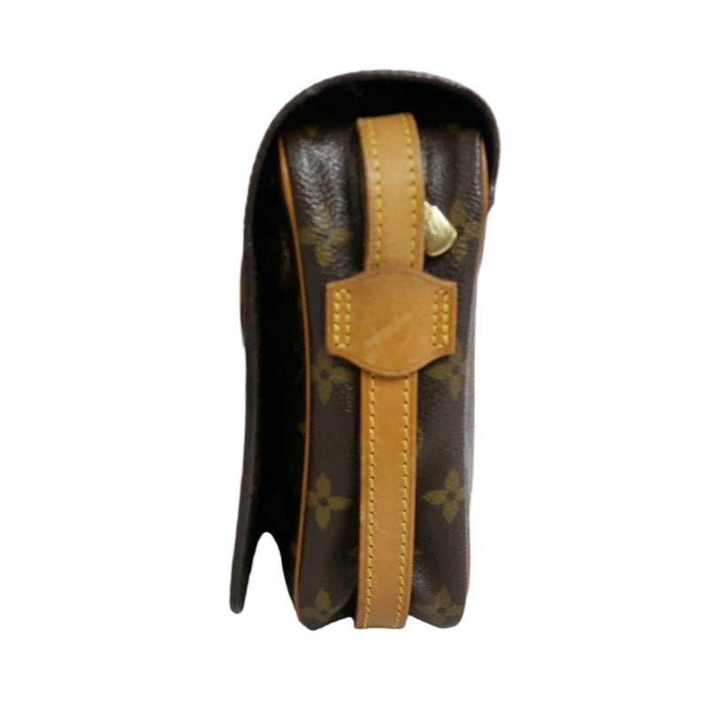 LOUIS VUITTON Monogram Saint Germain 28 Shoulder Bag brown Gold Hardware