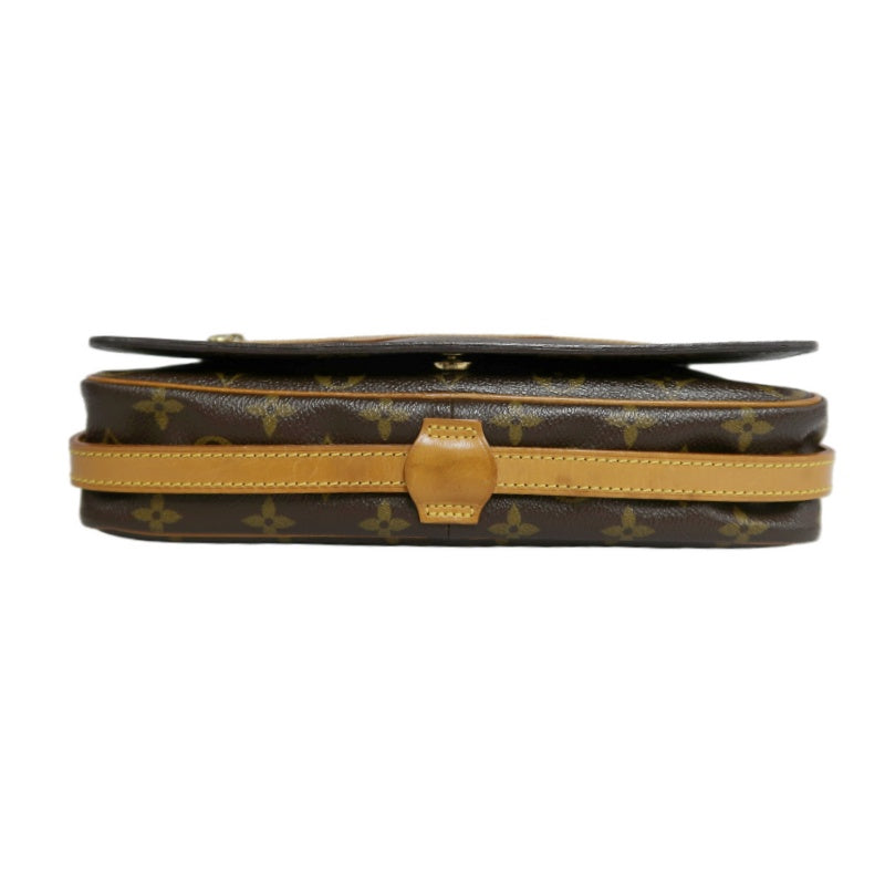 LOUIS VUITTON Monogram Saint Germain 28 Shoulder Bag brown Gold Hardware