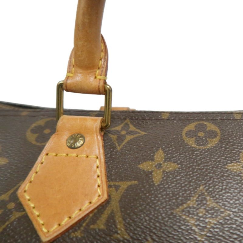 LOUIS VUITTON Monogram Speedy 30 Handbag Gold Hardware brown Cadena Padlock & 2 Keys