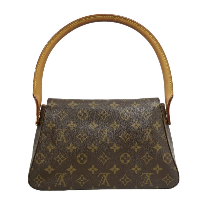 LOUIS VUITTON Monogram Mini Looping Shoulder Bag  Gold Hardware