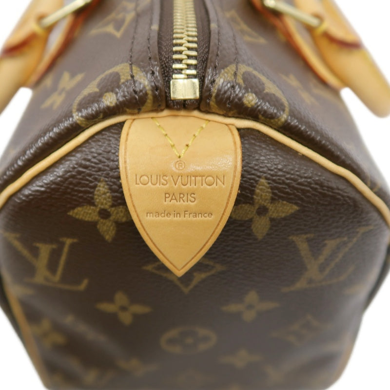 &nbsp;LOUIS VUITTON Monogram Speedy 25 HandbagM41528 Gold Hardware Cadena Padlock ・ 2 Keys