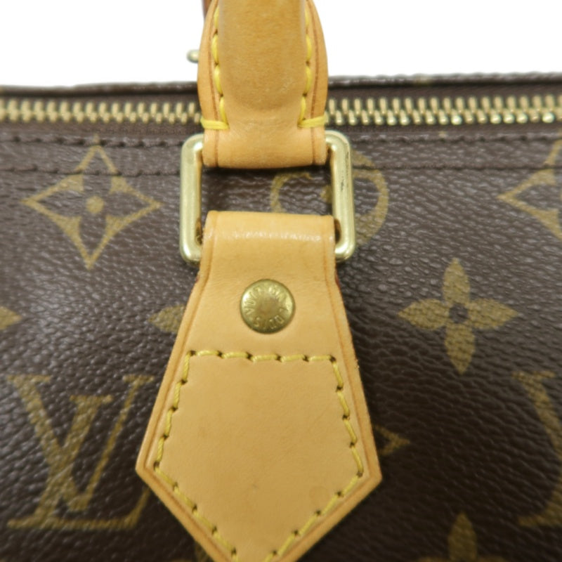 &nbsp;LOUIS VUITTON Monogram Speedy 25 HandbagM41528 Gold Hardware Cadena Padlock ・ 2 Keys