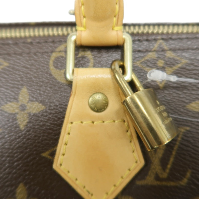 &nbsp;LOUIS VUITTON Monogram Speedy 25 HandbagM41528 Gold Hardware Cadena Padlock ・ 2 Keys
