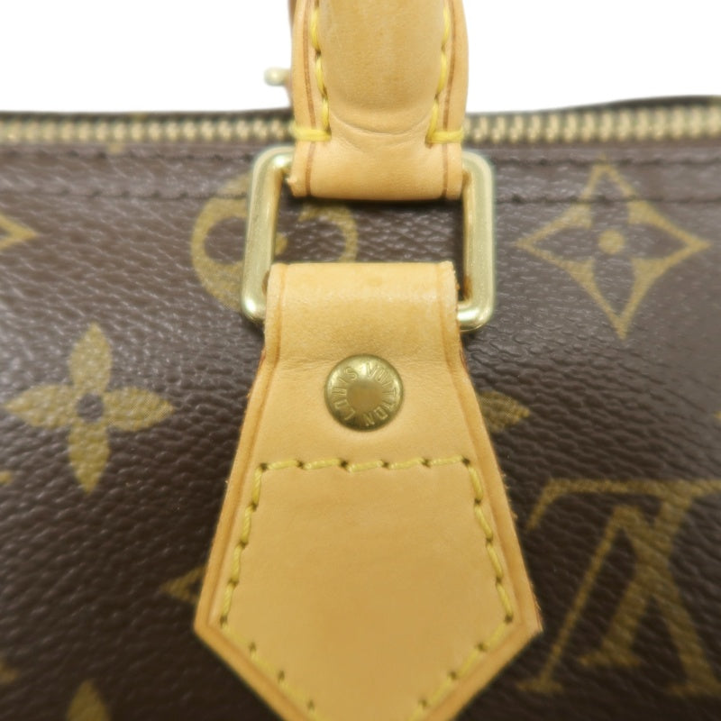 &nbsp;LOUIS VUITTON Monogram Speedy 25 HandbagM41528 Gold Hardware Cadena Padlock ・ 2 Keys