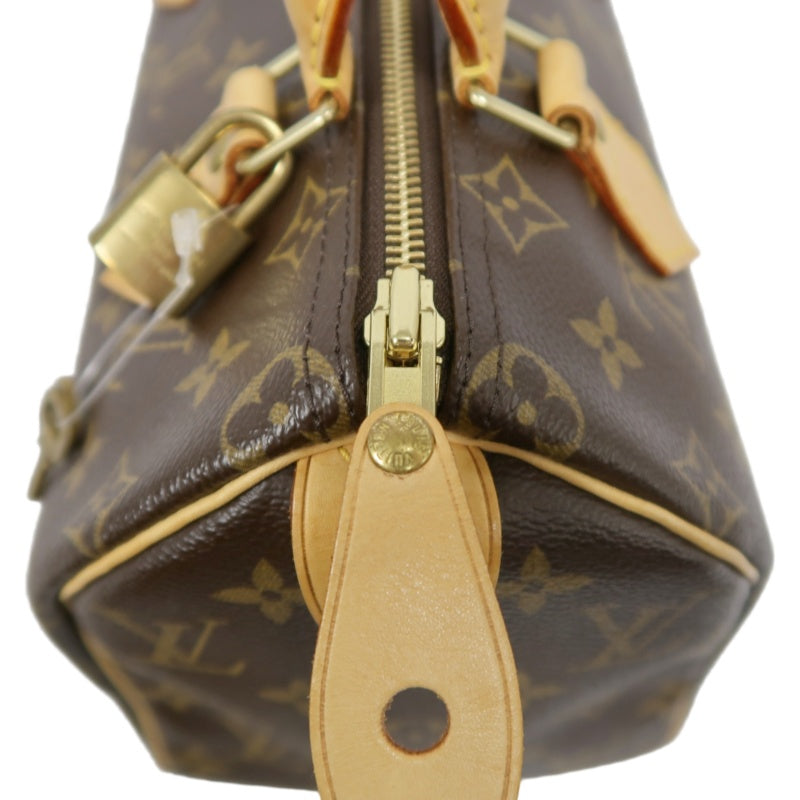 &nbsp;LOUIS VUITTON Monogram Speedy 25 HandbagM41528 Gold Hardware Cadena Padlock ・ 2 Keys