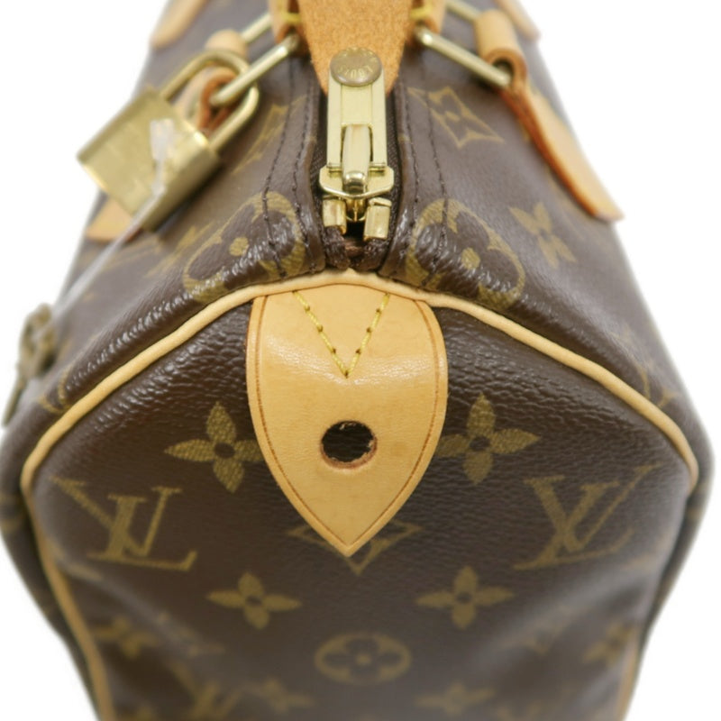 &nbsp;LOUIS VUITTON Monogram Speedy 25 HandbagM41528 Gold Hardware Cadena Padlock ・ 2 Keys