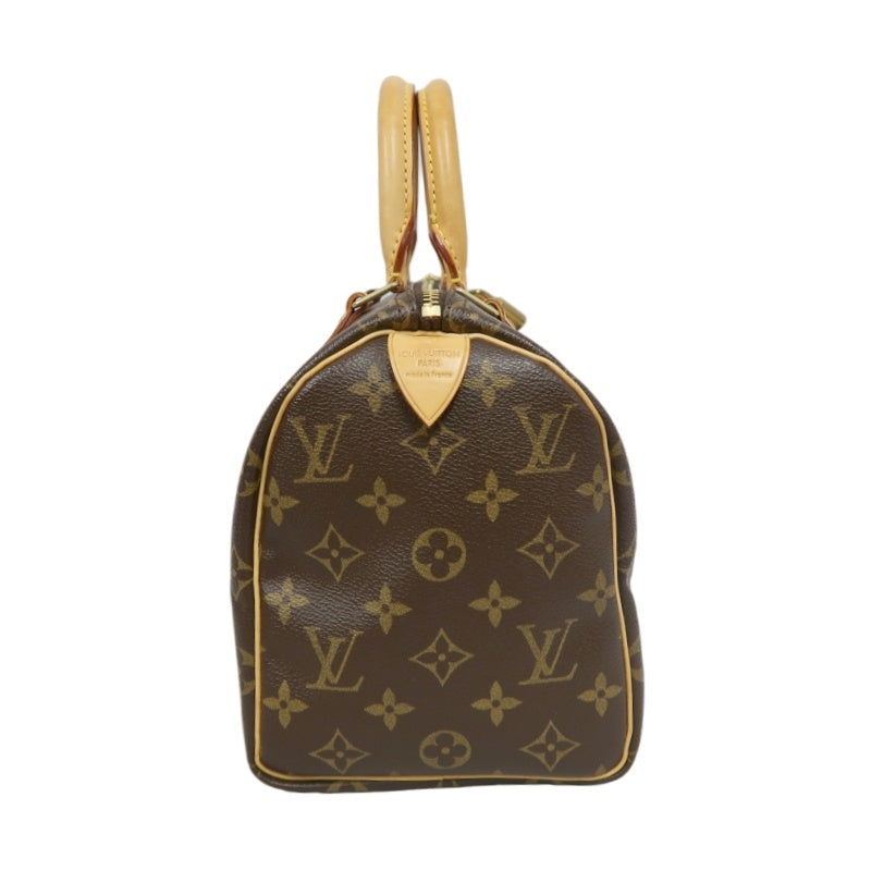 &nbsp;LOUIS VUITTON Monogram Speedy 25 HandbagM41528 Gold Hardware Cadena Padlock ・ 2 Keys