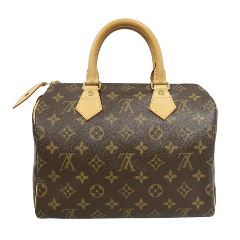 &nbsp;LOUIS VUITTON Monogram Speedy 25 HandbagM41528 Gold Hardware Cadena Padlock ・ 2 Keys