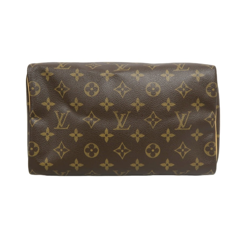 &nbsp;LOUIS VUITTON Monogram Speedy 25 HandbagM41528 Gold Hardware Cadena Padlock ・ 2 Keys