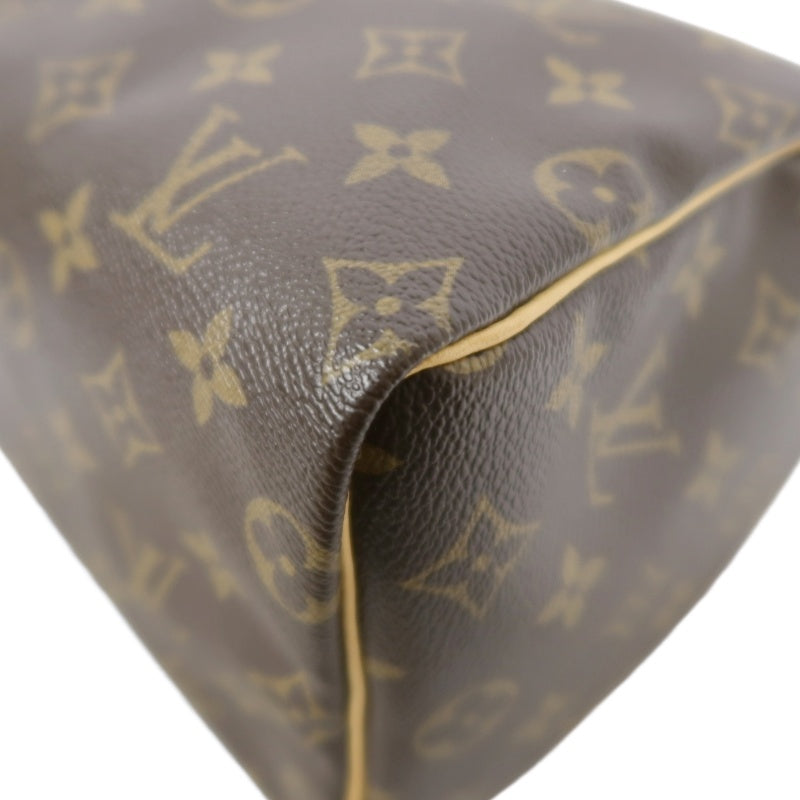 &nbsp;LOUIS VUITTON Monogram Speedy 25 HandbagM41528 Gold Hardware Cadena Padlock ・ 2 Keys