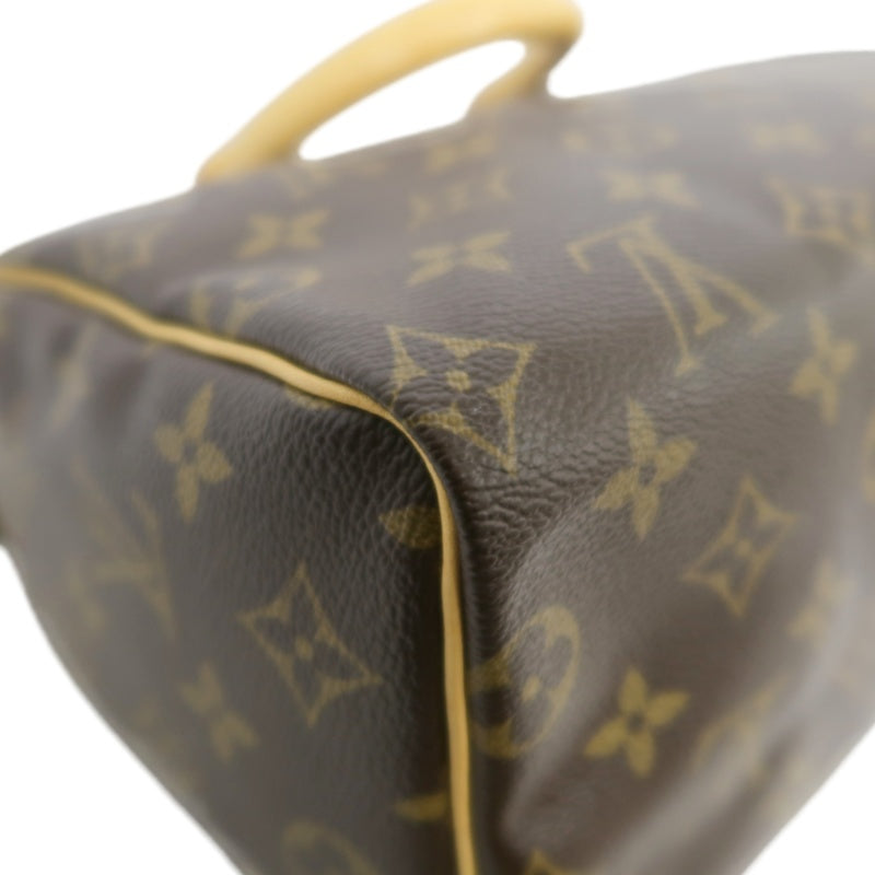&nbsp;LOUIS VUITTON Monogram Speedy 25 HandbagM41528 Gold Hardware Cadena Padlock ・ 2 Keys