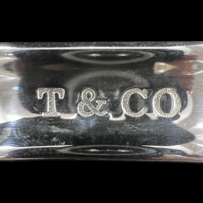 TIFFANY & CO. 1837 Narrow Bangle Bracelet Cuff 925 Silver Total Weight Approx 42.2g T&CO 1837 Stamped