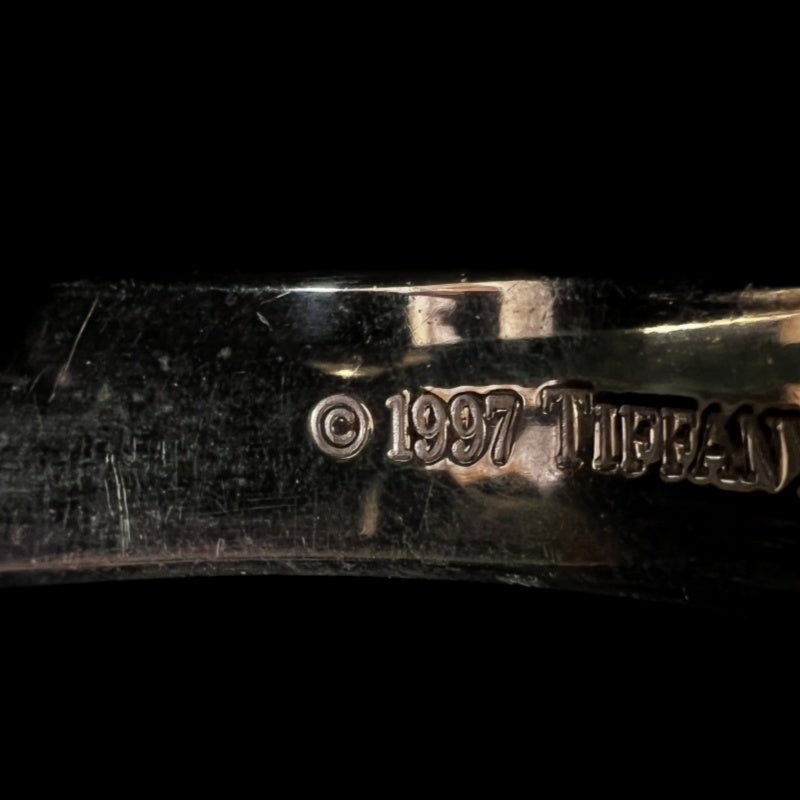 TIFFANY & CO. 1837 Narrow Bangle Bracelet Cuff 925 Silver Total Weight Approx 27.0g T&CO 1837 Stamped Open Bangle