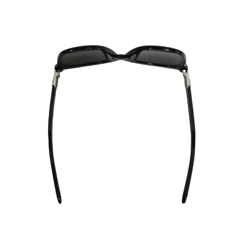 BALENCIAGA Sunglasses Eyewear Black Frame Gray Lens Wellington Style Case & Cleaning Cloth