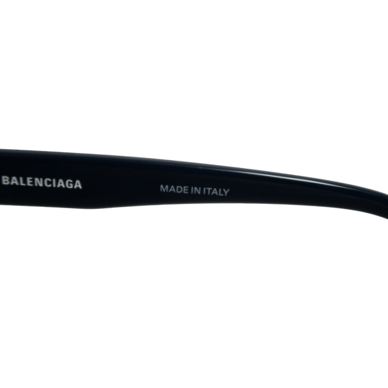 ALENCIAGA Sunglasses Eyewear 57□16-145 Black Frame Gradient Gray Lens Cat Eye Case & Cloth