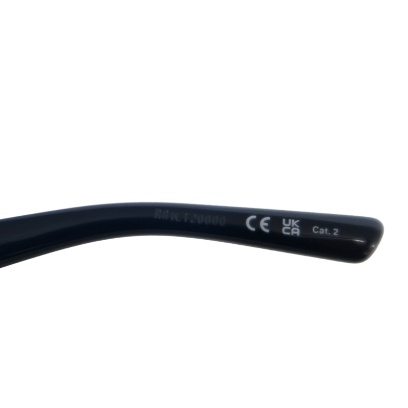 ALENCIAGA Sunglasses Eyewear 57□16-145 Black Frame Gradient Gray Lens Cat Eye Case & Cloth