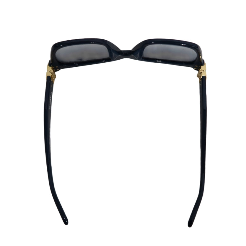ALENCIAGA Sunglasses Eyewear 57□16-145 Black Frame Gradient Gray Lens Cat Eye Case & Cloth