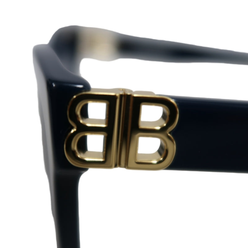 ALENCIAGA Sunglasses Eyewear 57□16-145 Black Frame Gradient Gray Lens Cat Eye Case & Cloth