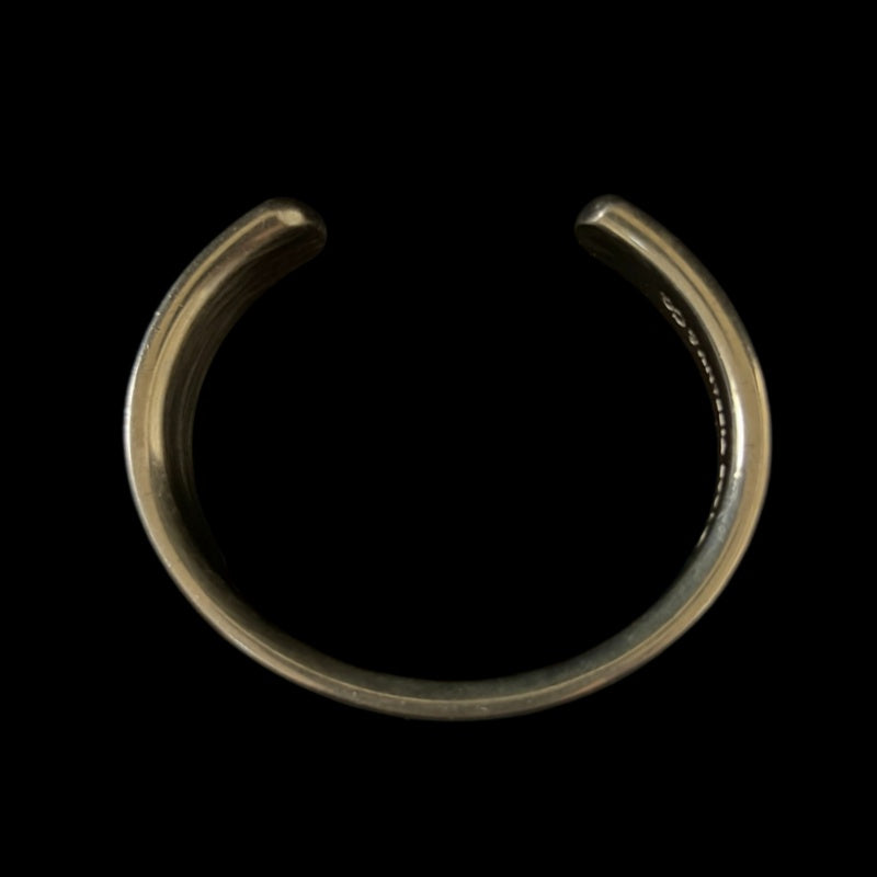 TIFFANY & Co. 1837 Narrow Bangle Accessory 925 Silver Open Cuff Total Weight Approx 43.1g  Dust Bag (Stained)