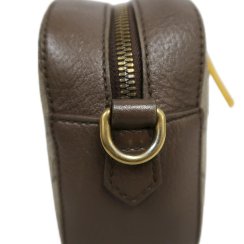 GUCCI GG Supreme Neo-Vintage Sherry Line Pvc Shoulder Camera Bag In Brown