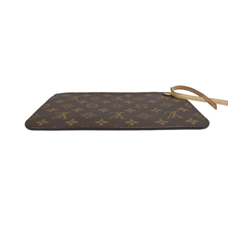 LOUIS VUITTON Monogram Neverfull Pvc Tote Shoulder Bag With Pouch In Brown