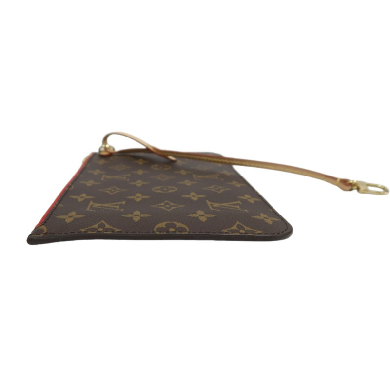 LOUIS VUITTON Monogram Neverfull Pvc Tote Shoulder Bag With Pouch In Brown