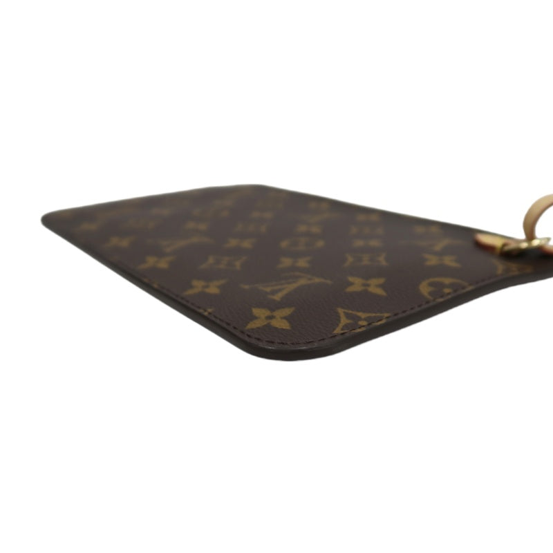 LOUIS VUITTON Monogram Neverfull Pvc Tote Shoulder Bag With Pouch In Brown