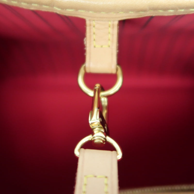 LOUIS VUITTON Monogram Neverfull Pvc Tote Shoulder Bag With Pouch In Brown