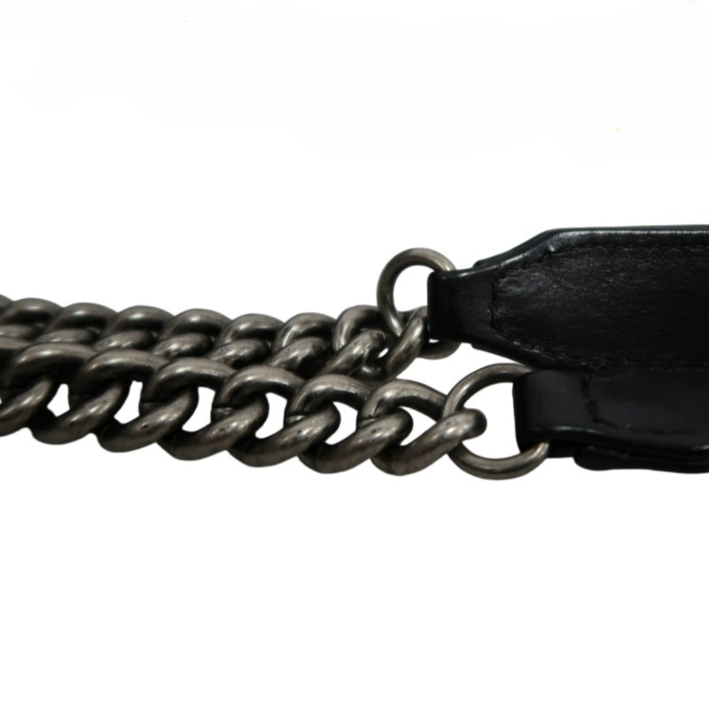 CHANEL Matelasse Calfskin Tote Shoulder Bag In Black With Silver Hardware