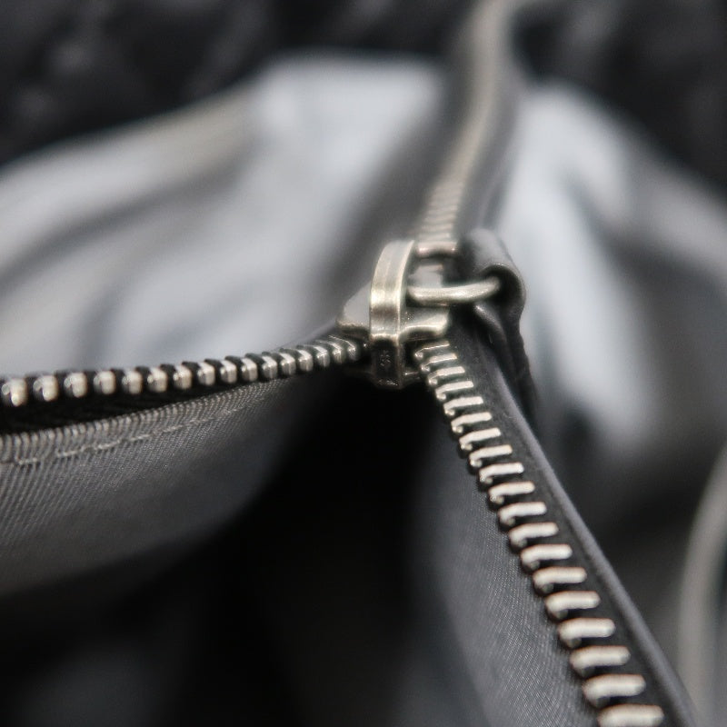 CHANEL Matelasse Calfskin Tote Shoulder Bag In Black With Silver Hardware