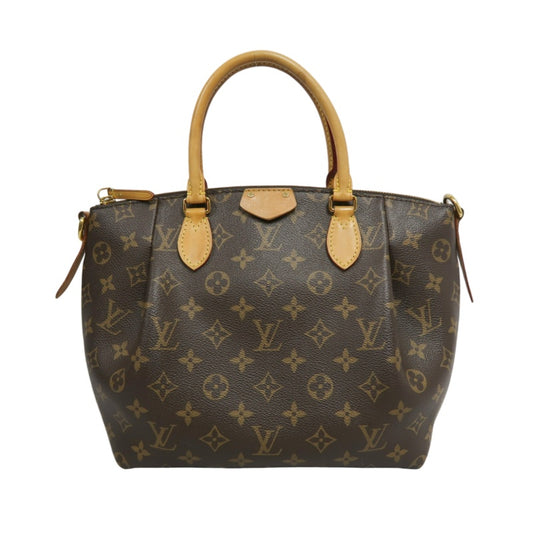 LOUIS VUITTON Monogram Turenne Pvc Handbag With Shoulder Strap In Brown