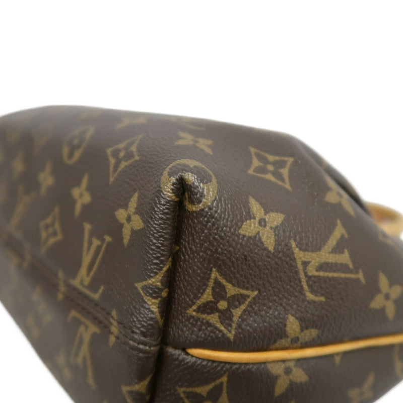 LOUIS VUITTON Monogram Turenne Pvc Handbag With Shoulder Strap In Brown