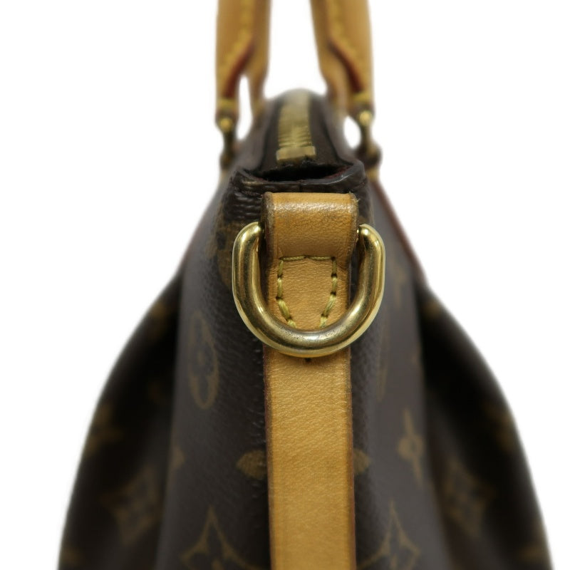 LOUIS VUITTON Monogram Turenne Pvc Handbag With Shoulder Strap In Brown