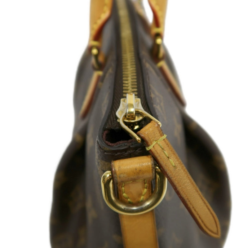 LOUIS VUITTON Monogram Turenne Pvc Handbag With Shoulder Strap In Brown