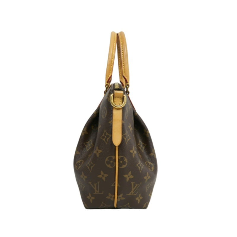 LOUIS VUITTON Monogram Turenne Pvc Handbag With Shoulder Strap In Brown