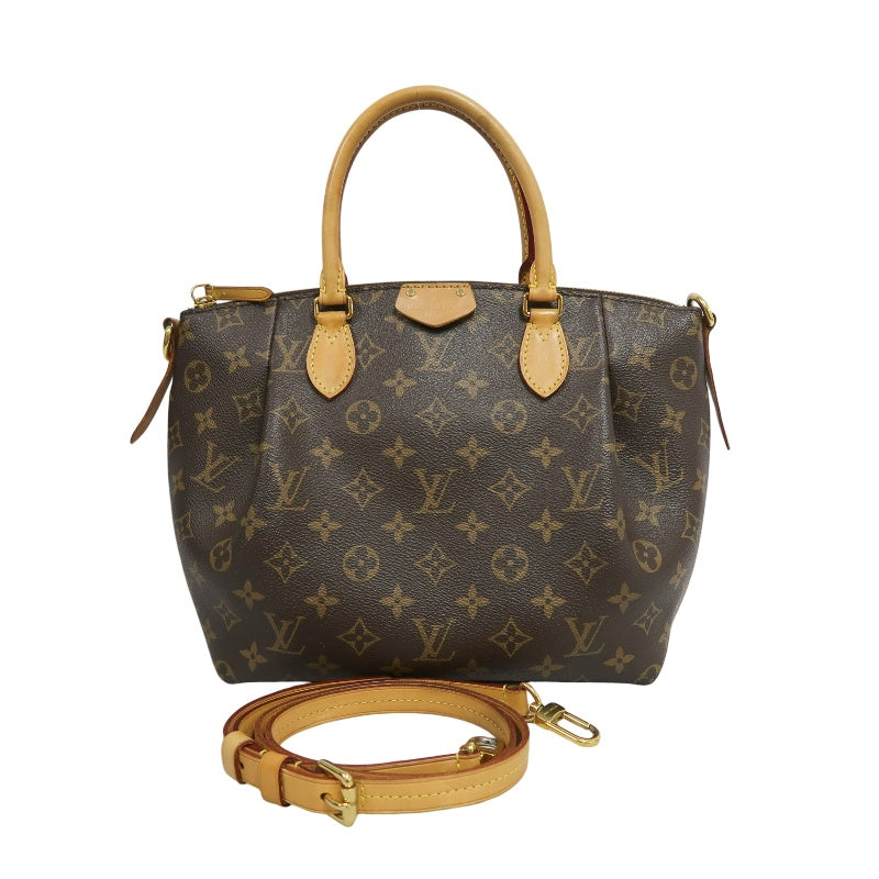 LOUIS VUITTON Monogram Turenne Pvc Handbag With Shoulder Strap In Brown