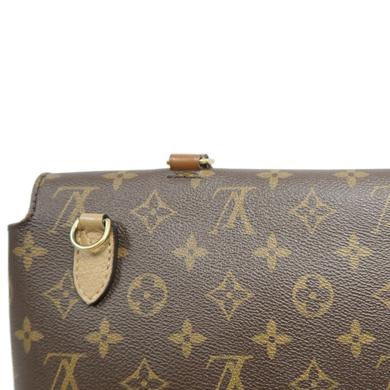 LOUIS VUITTON Monogram Marignan Pvc Shoulder Crossbody Bag In Brown