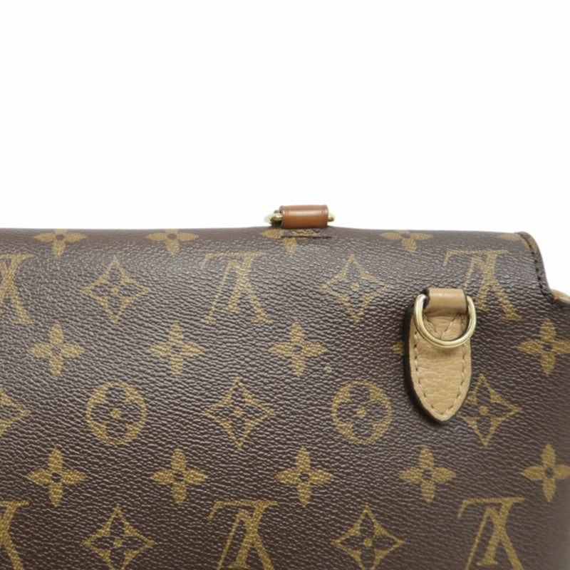 LOUIS VUITTON Monogram Marignan Pvc Shoulder Crossbody Bag In Brown