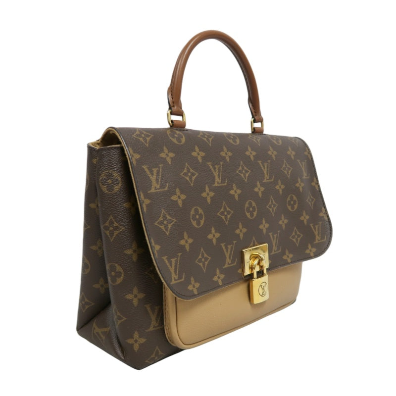 LOUIS VUITTON Monogram Marignan Pvc Shoulder Crossbody Bag In Brown