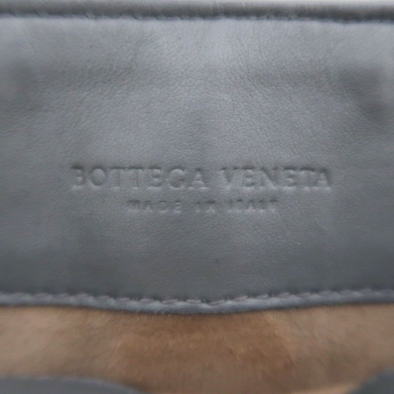 BOTTEGA VENETA Intreccio Calfskin Olympia Shoulder Bag In Black With Gold Hardware
