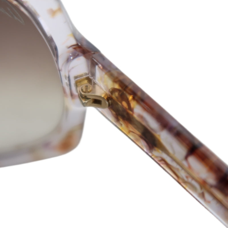 GUCCI Brown Resin Sunglasses With Original Case