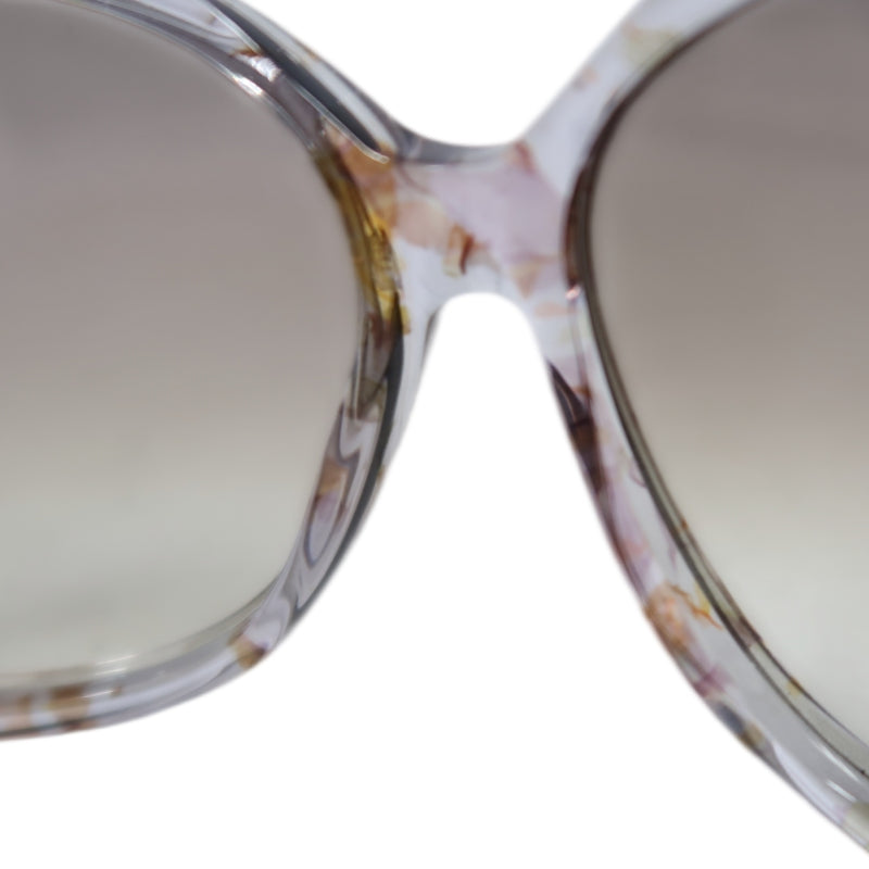 GUCCI Brown Resin Sunglasses With Original Case