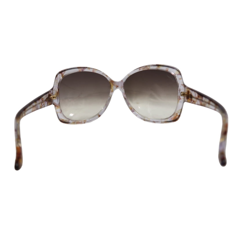 GUCCI Brown Resin Sunglasses With Original Case