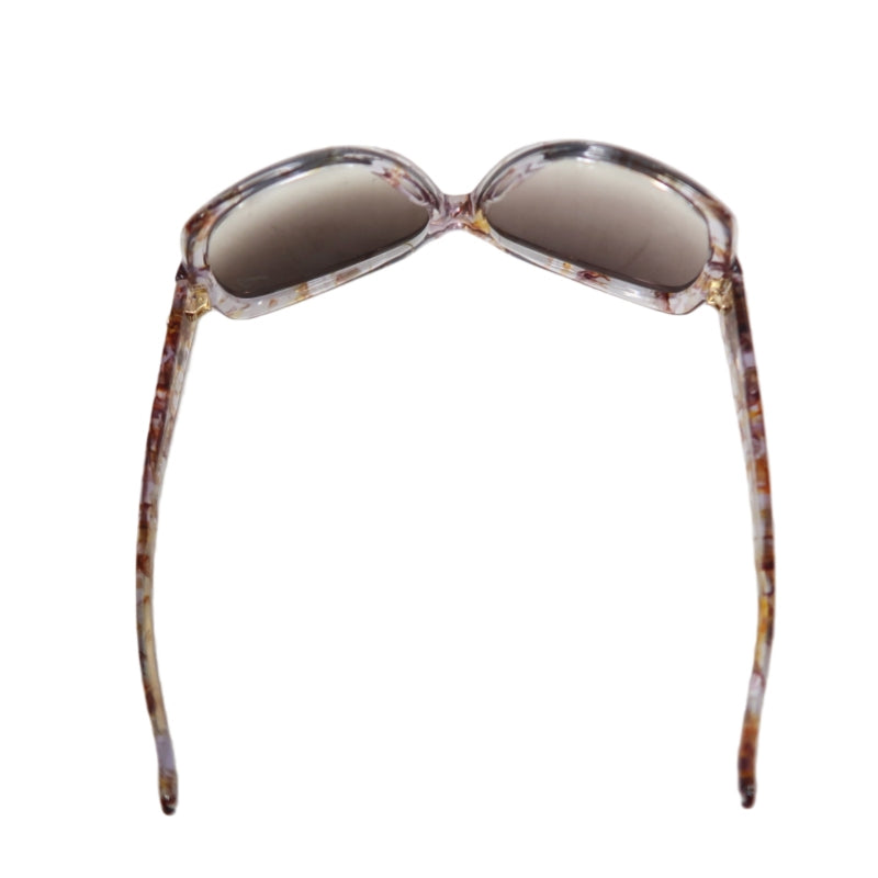 GUCCI Brown Resin Sunglasses With Original Case
