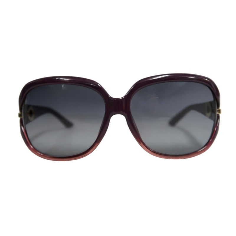 DIOR Black & Purple Resin Sunglasses, Comes With Original Box And Storage Pouch