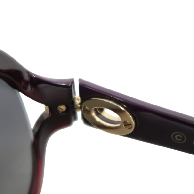 DIOR Black & Purple Resin Sunglasses, Comes With Original Box And Storage Pouch