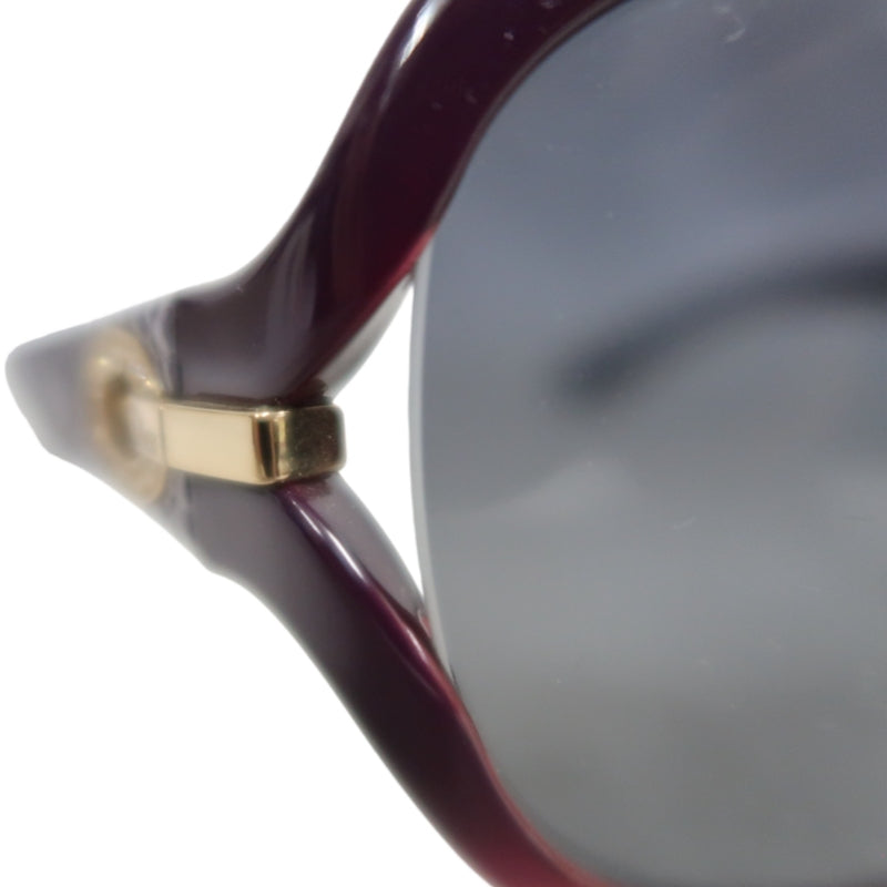 DIOR Black & Purple Resin Sunglasses, Comes With Original Box And Storage Pouch