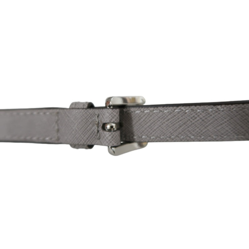 MICHAEL KORS  Crossgrain Boston Tote Bag Elephant Grey Removable Shoulder Strap Silver Hardware