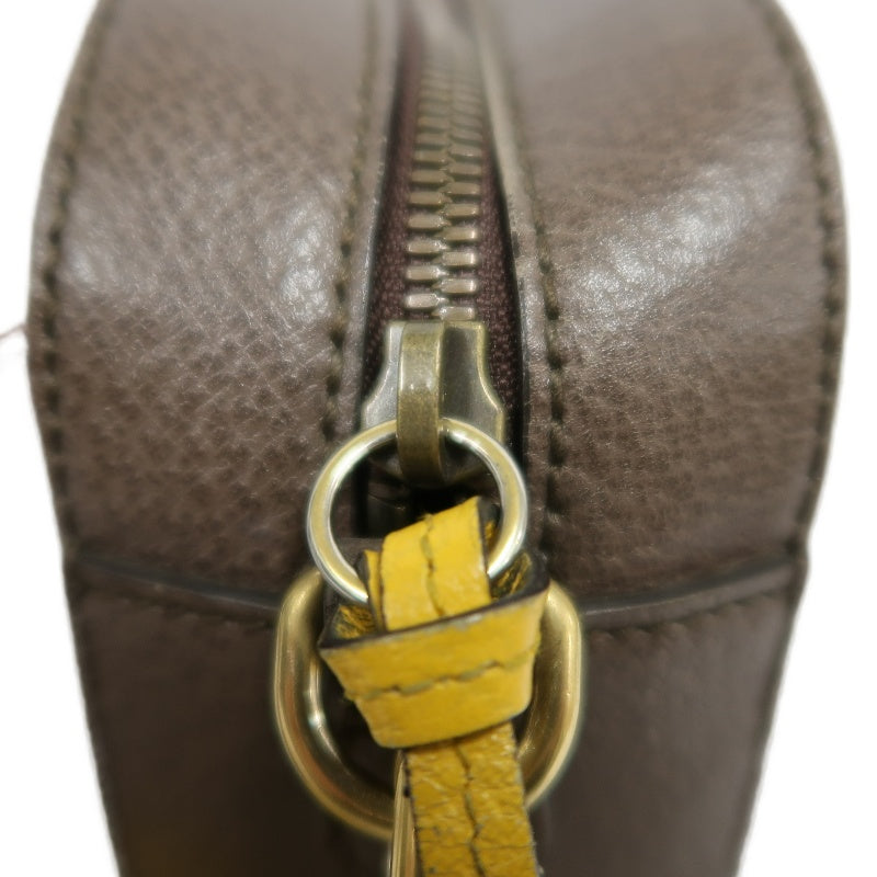 GUCCI Brown GG Supreme PVC Neo Vintage Tiger Head Camera Shoulder Crossbody Bag With Signature Web Strap